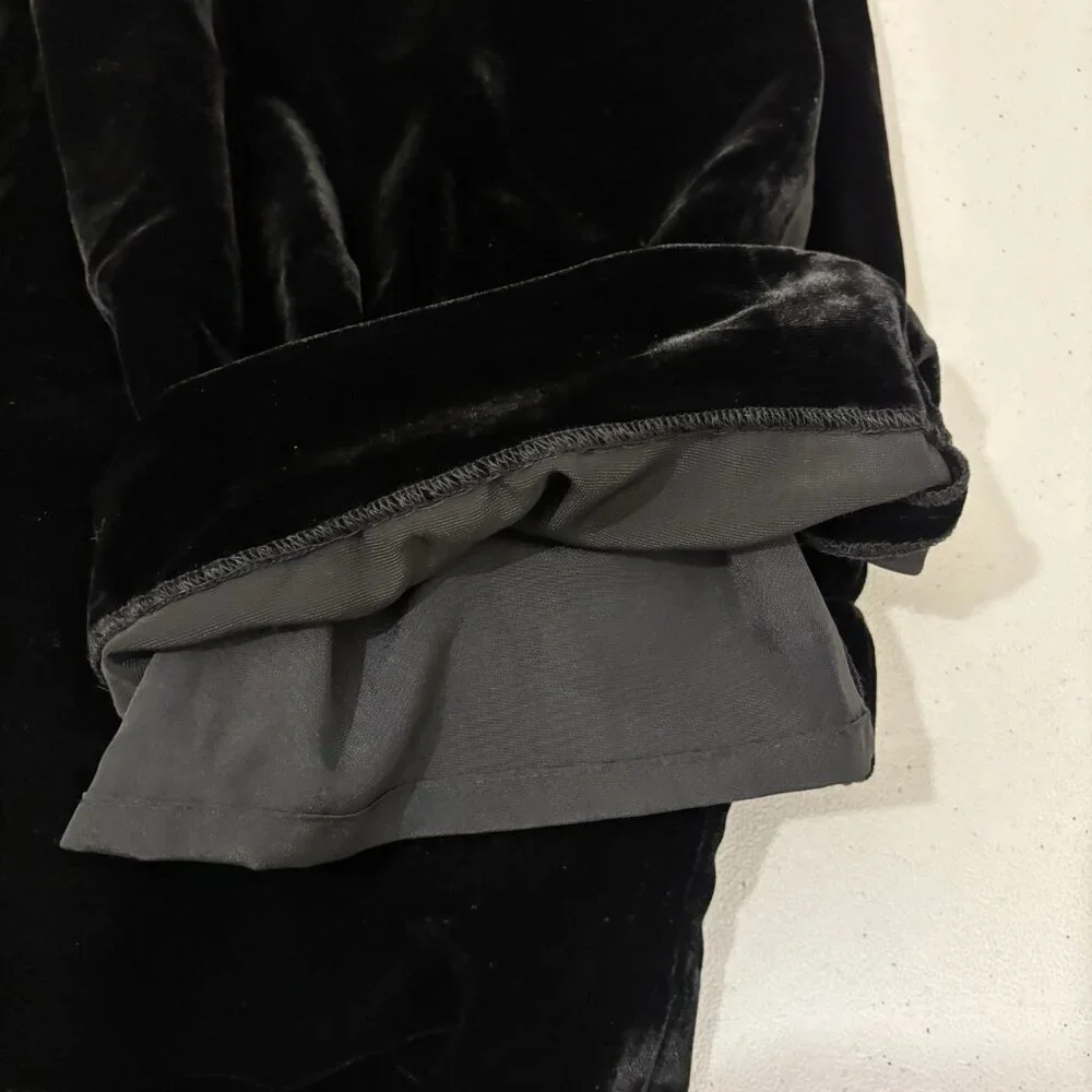 J Crew Pull On Velvet Peyton Pants Elastic Waist Women 0